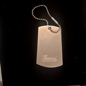 Gucci tag  Pendant silver